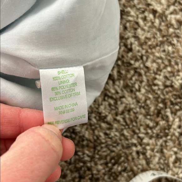 Lilly Pulitzer GIRLS Green Beach Hawaiian Summer Eyelet Dress 8 - Picture 8 of 10